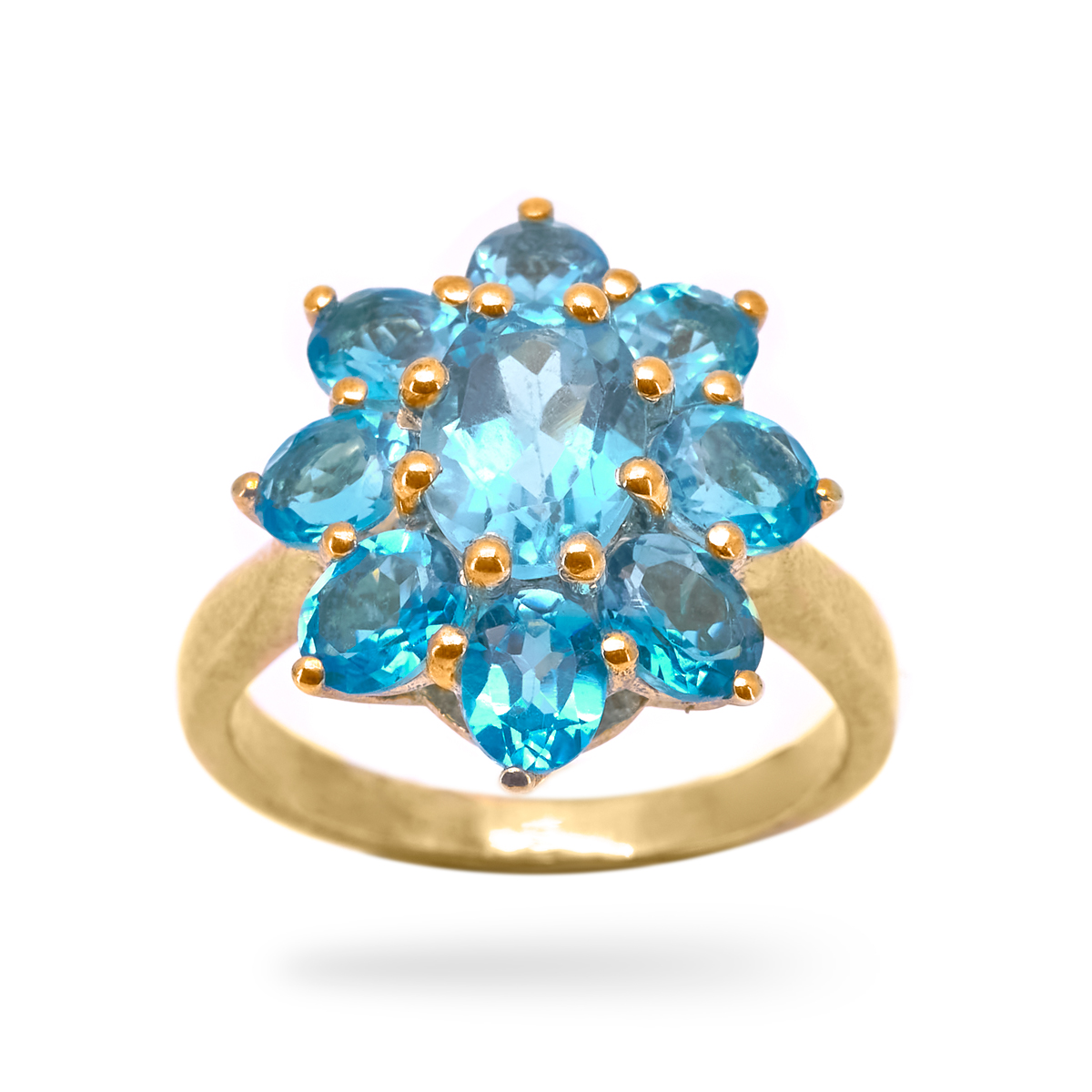 Vermeil Ring topaze Victoria