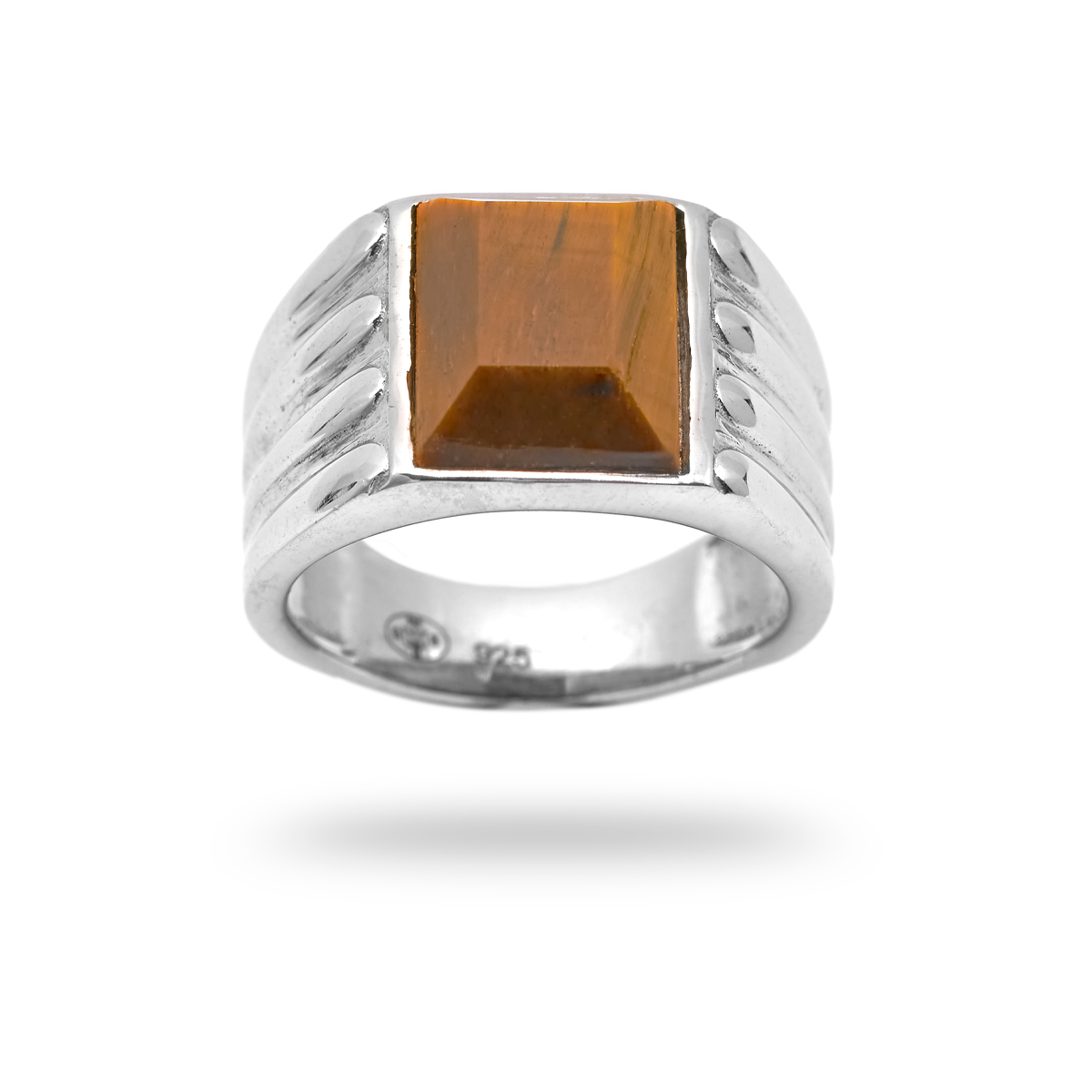 Silver Ring œil de tigre Oregon