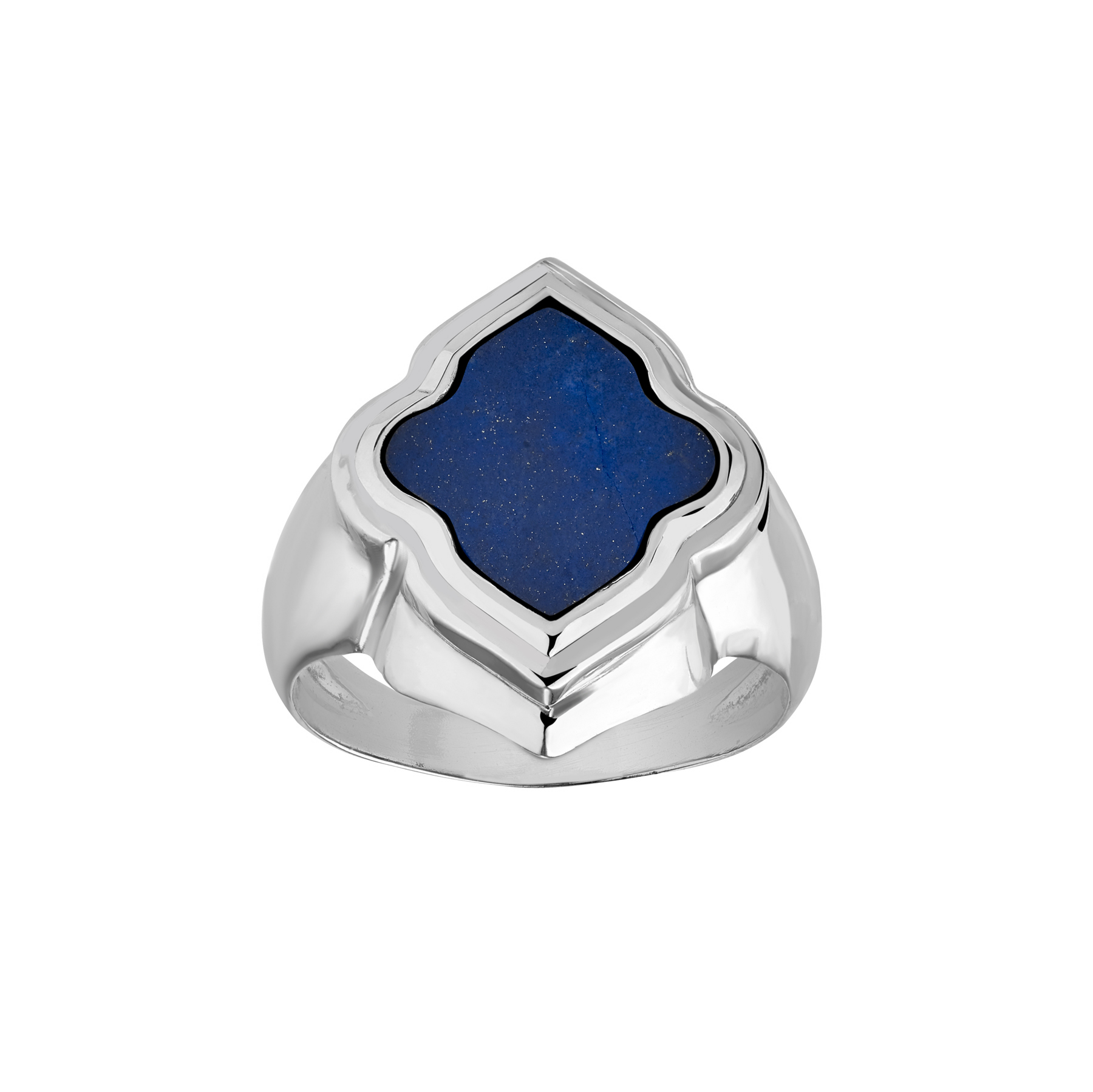 Silver Ring lapis lazuli Mosaica