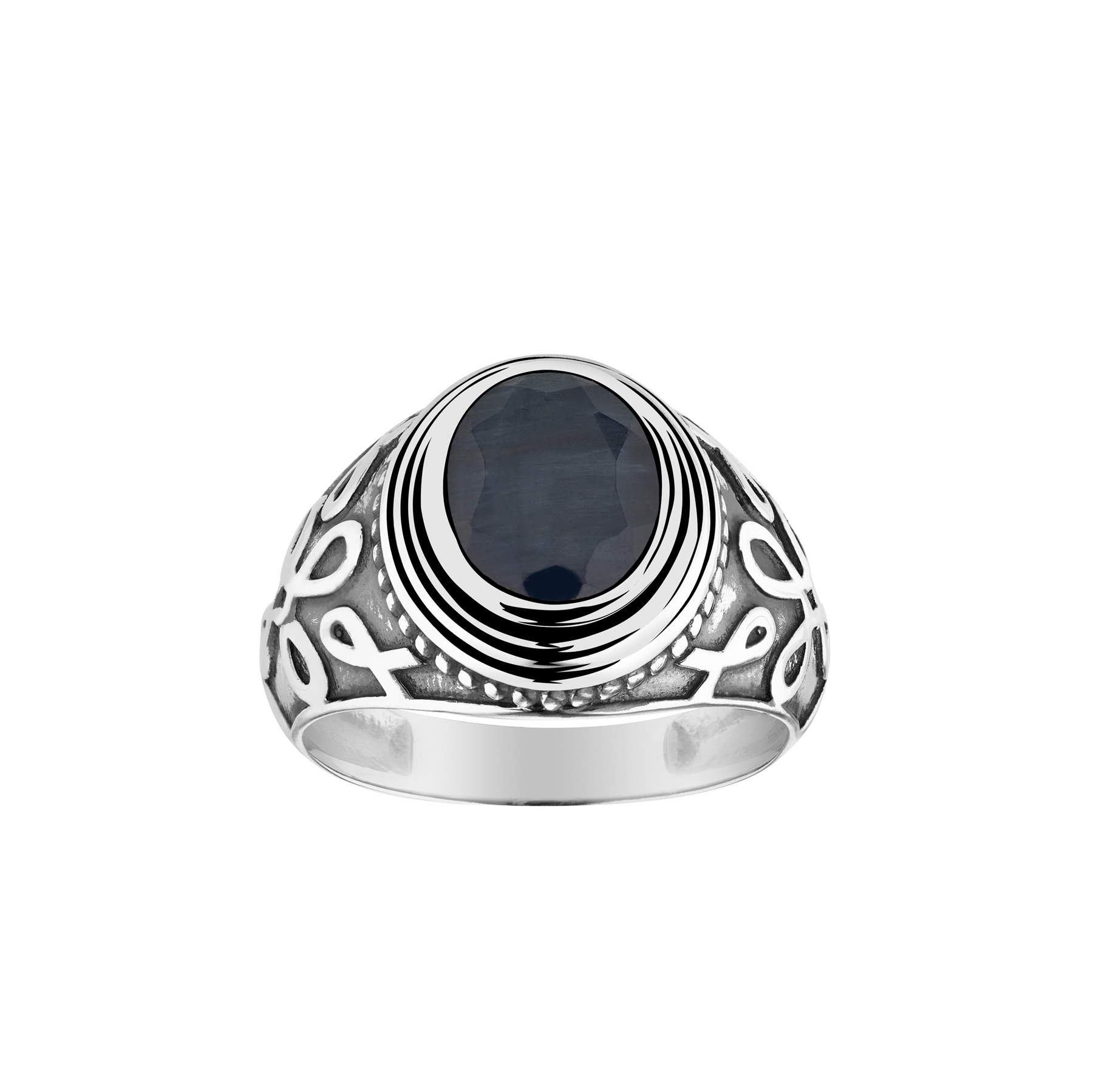 Silver Ring hawk eye Acacio