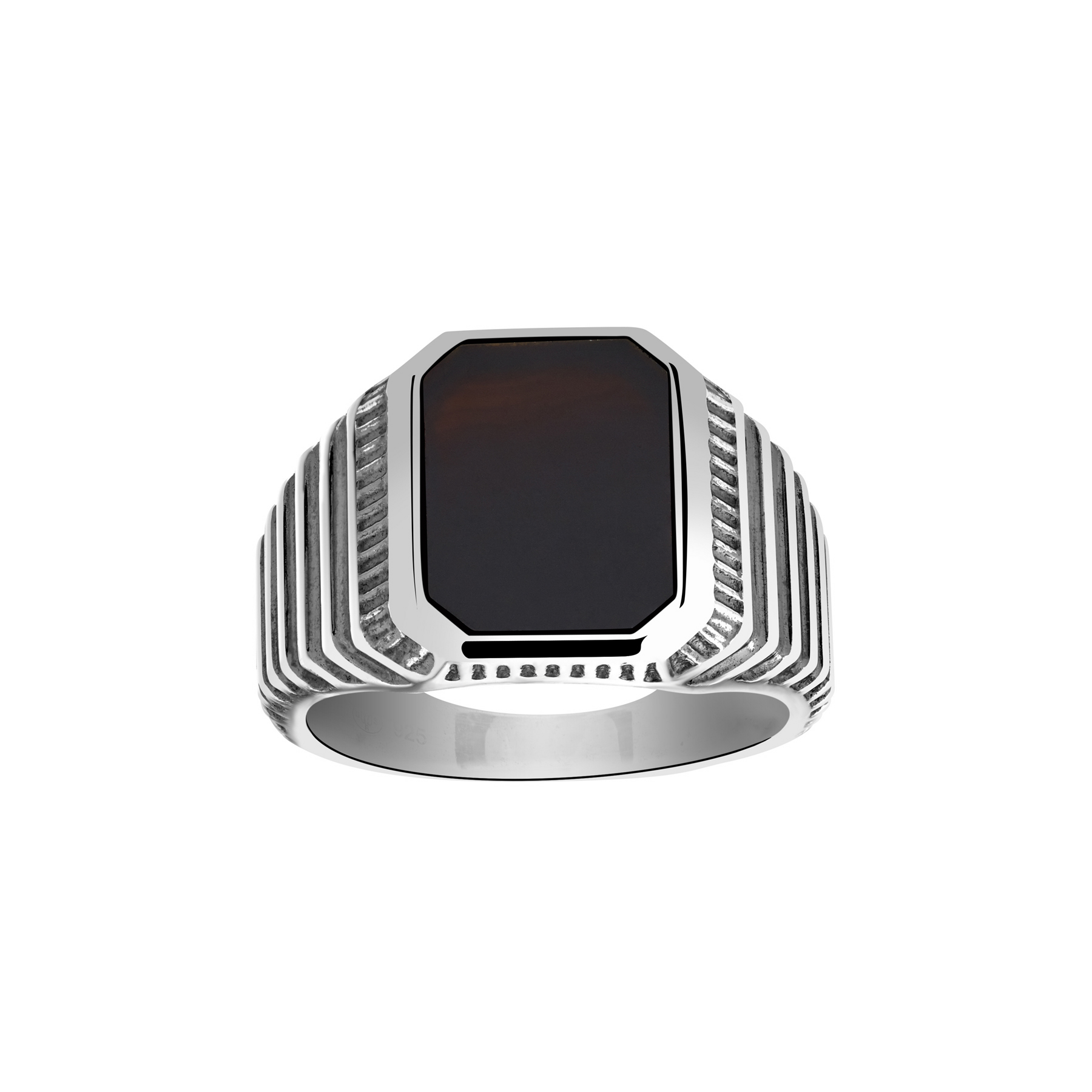 Silver Ring onyx Andrew